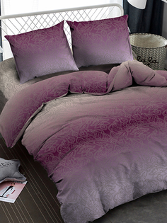 Комплект постельного белья Amore Mio 2-спальный, микрофибра, дамаск, 2 наволочки 70х70