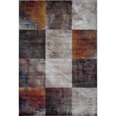 Ковер прямоугольный London d818, размер 80x150 см, цвет gray-red (4 шт) No Brand
