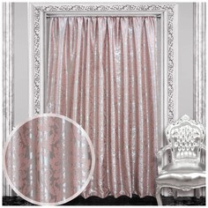 Штора классическая Amore Mio 83484 200x270 см розовая