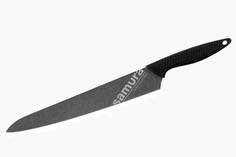 Нож кухонный "Samura GOLF Stonewash" для нарезки SG-0045B/K 251 мм AUS-8