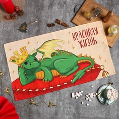 Этель Полотенце Этель Красивая жизнь 40х73 см, 100% хлопок, саржа 190 г/м2