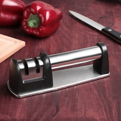 Заточка для ножей «Металлик», с 2 отделениями для стальных и керамических ножей No Brand