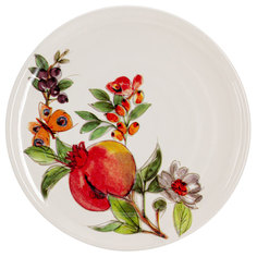 Тарелка салатная Home & Style Tutti Frutti 23 см белая