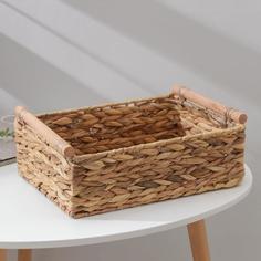 Корзины и коробки Доляна Рита, плетеная, 35х24х13 см