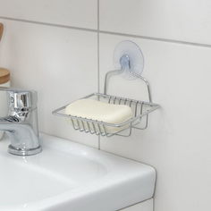 Мыльница на присоске 12.5x9x9 см Доляна