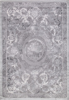 Ковер турецкий AkTs 240x400 см серый