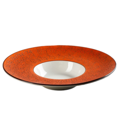 Тарелка для пасты Splash, d=27 см, 250 мл, цвет оранжевый Wilmax