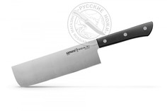 Нож кухонный SHR-0043B SAMURA HARAKIRI, Накири, 161 мм, коррозионно-стойкая сталь, ABS пла