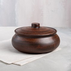 Горшок для запекания "Лоли", гладкий, 1 л No Brand