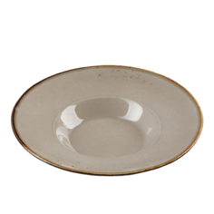 Тарелка для пасты Magistro «Церера», 160 мл, d=21 см, цвет коричневый