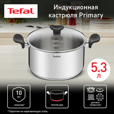 Кастрюля Tefal E3084674 5,2 л серебристый