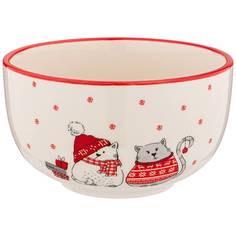 Набор из 2 штук Салатник Lefard Christmas Gift 12.5x12.5x7см, керамика (230-418_2)
