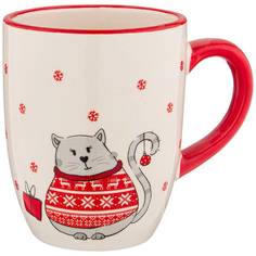 Набор из 6 штук Кружка Lefard Christmas gift 11.6x8.4x10.2см, 350мл, керамика (230-408_6)