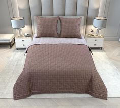 Постельное белье Текс-Дизайн с одеялом Давид, перкаль, 2-спальное с евро простыней