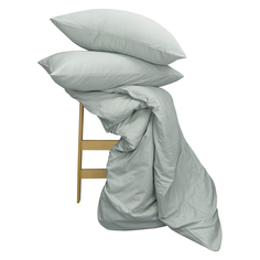 ПРОСТЫНЯ Monochrome 2спальная 180*220 сатин хлопок голубой