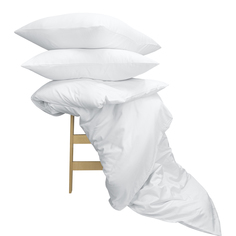 ПРОСТЫНЯ Monochrome ЕВРО МАХ 220*240 сатин хлопок белый