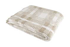 Плед Arya из Хлопка 150X200 Tina Бежевый