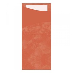 Конверт для столовых приборов Duni Sacchetto Tissue 190 х 85 мм бумага оранжевый 100 шт