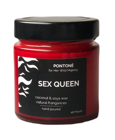 Ароматическая свеча SEX QUEEN в подарочной упаковке от PONTONE 40 часов горения 200 мл