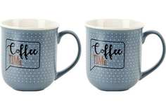 Nouvelle Набор кружек 2 шт "Coffee Time", 380 мл, 2410060-2-Н2
