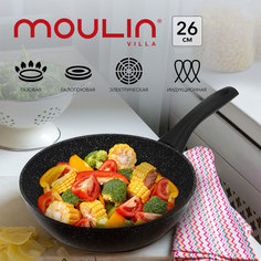 Сковорода глубокая Moulin Villa Titanstone TM-26-DI-CN, 26 см, индукция
