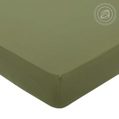 Простыня на резинке из поплина олива 120х200х20 Арт Дизайн