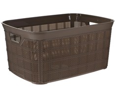 Корзина Akay Jute 41 х 29,5 х 19,3 см с крышкой коричневая