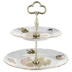 Этажерка Thun1794 двухъярусная декор Охотничьи сюжеты