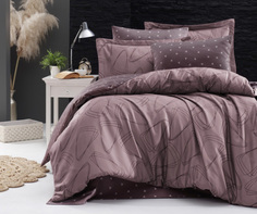 Комплект постельного белья First Choice ROVENA LILAC, хлопковый сатин, евро