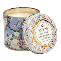 Ароматическая свеча в банке Veedaa Ruby Peony & Honeysuckle
