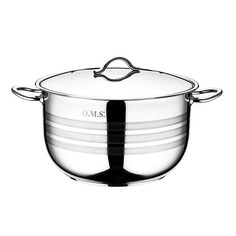 Кастрюля с крышкой нержавеющая сталь O.M.S. Collection 16,5л 2005-32