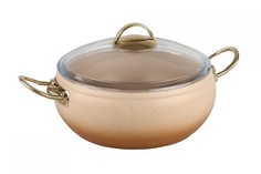 Кастрюля с крышкой алюминий O.M.S. Collection 6,6л 3141-28-CRM