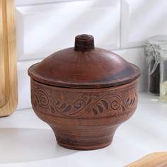 Кастрюля Вьюнок, 0,9 л., 9х14х14 см No Brand