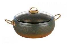 Кастрюля с крышкой алюминий O.M.S. Collection 7,5л 3141-30-Olv