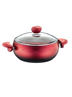 Кастрюля с крышкой алюминий O.M.S. Collection 6,6л 3140-28-Rd
