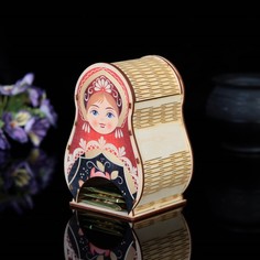 Чайный домик Матрешка с УФ печатью, 10х10,5х16см No Brand