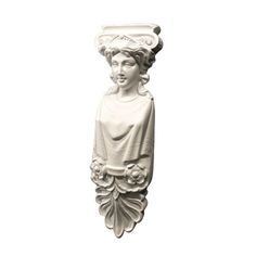 Статуэтка ZlatDecor Кариатида белый