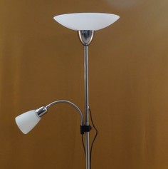 Торшер AURA F98700/1L SN Никель