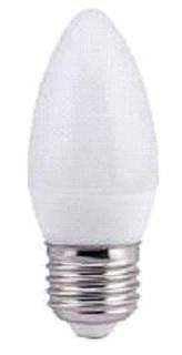 Лампа светодиодная ECOLA, E27, 6W, 4000K, "Свеча", арт. 475117 - (10 шт.) No Brand