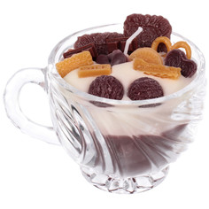 Ароматическая свеча UltraMarine Пряный кофе 114-407 аромат кофе 8,5х7 см