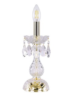 Настольная лампа Bohemia Ivele Crystal 107L/1-27 G хрустальная