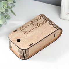Шкатулка Кот 13х7х4 см No Brand