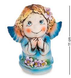Фигурка керамическая Ангел с цветком АБ-135 113-708420 Art East