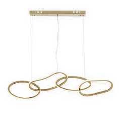 Подвесная люстра KINK Light Сена 07609-4AL,33, Золото, LED 36