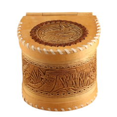 Шкатулка "Кролики", шарнирная 16х15х14 см No Brand