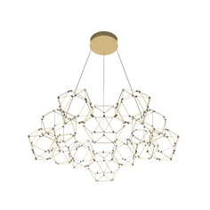 Подвесной светодиодный светильник Eurosvet Uma 90169/12 медь в стиле лофт 3000К