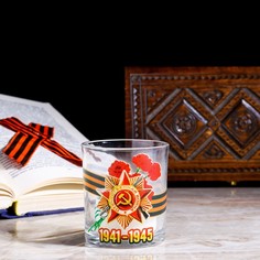 Свеча памяти в подсвечнике 9 мая No Brand