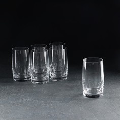 Набор стаканов для воды Идеал, 6 шт, 250 мл, хрустальное стекло Crystal Bohemia