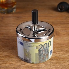 Пепельница бездымная "200 евро", 9 х 12 см No Brand