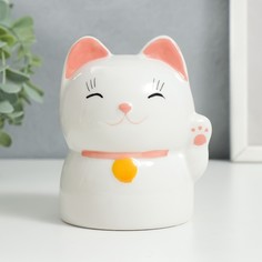 Копилка керамика "Манэки-нэко" 8,5х8х10,5 см No Brand